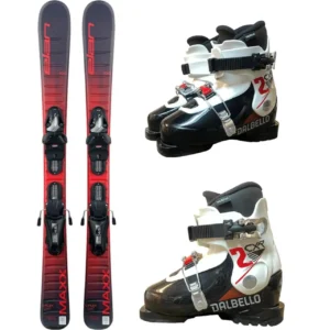 Equipo Ski Premium Junior (Tablas, botas y bastones)